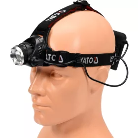 YATO Fejlámpa XM-L2 CREE állítható fókusszal (YT-08591)