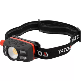   YATO Akkus LED fejlámpa autófényezéshez és színellenőrzéshez, CRI 95+, 400 lm, 3 színhőmérséklet, IP65 (YT-085945)