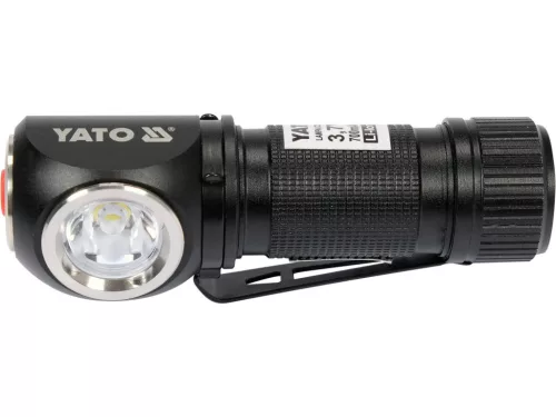 YATO Akkus LED fejlámpa levehető kézi lámpával, 350 lm, 47 m, 700 mAh, IPX4 (YT-08597)