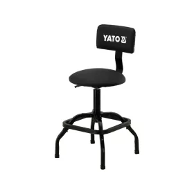   YATO Állítható műhelyszék háttámlával, 360°-ban forgatható ülőfelülettel (YT-08785)