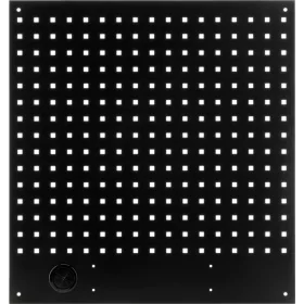   YATO Perforált szerszámtartó panel 660 × 700 mm, acél, 10 × 10 mm perforációval, kábelátvezetővel (YT-08964)