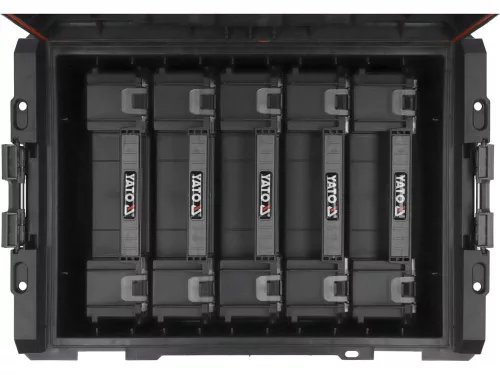 YATO Szerszámosláda + 5 db organiser 240 x 450 x 320 mm (YT-09163)