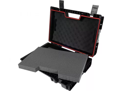 YATO Habbetétes moduláris géptároló láda 11 l, 14 kg teherbírással, IP44,  elektromos gépekhez (YT-09171)