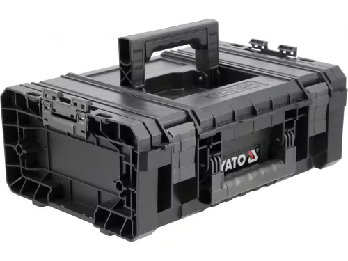 YATO  Moduláris rendszer szerszámosláda 12 l, 20 kg teherbírással, kivehető tálcával (YT-091844)