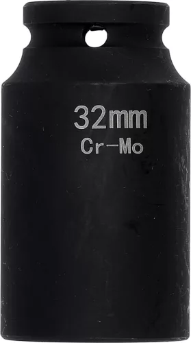 YATO Hosszított gépi dugókulcsfej ütvecsavarozóhoz, 1/2”, 32 mm, CrMo, AS-Drive (YT-10298)