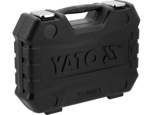 YATO Gépi dugókulcs készlet pneumatikus ütvecsavarozóhoz 1/2”, 10–24 mm, Torx és kerékcsavar dugókulcsokkal, 24 részes (YT-10569)