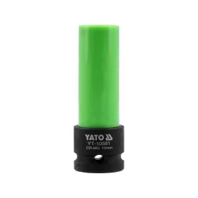  YATO Ütvecsavarozó kerékcsavar dugókulcs 15 mm, 1/2", 85 mm, alufelnihez (YT-10581)