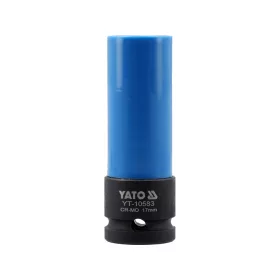   YATO Ütvecsavarozó kerékcsavar dugókulcs 17 mm, 1/2", 85 mm, alufelnihez (YT-10583)