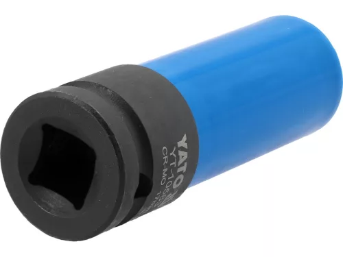 YATO Ütvecsavarozó kerékcsavar dugókulcs 17 mm, 1/2", 85 mm, alufelnihez (YT-10583)