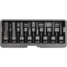   YATO Bit dugókulcs készlet gépi Imbusz 1/2" 8 részes 6-19 mm (YT-1066)