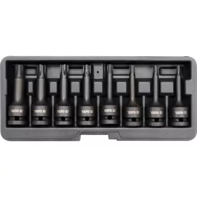   YATO Bit dugókulcs készlet gépi Ribe 1/2" 8 részes RM5-RM13  (YT-1068)