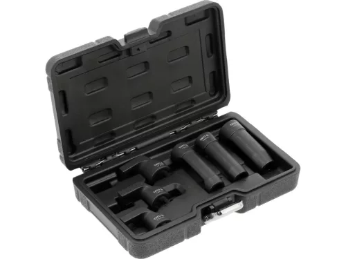 YATO Dugókulcs készlet EGT kipufogógáz-hőmérséklet érzékelőkhöz 3/8”, 13–17 mm, 6 részes (YT-12003)
