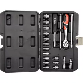   YATO Dugókulcs készlet 20 részes 3,5-14-ig 1/4" CrV  (YT-14491)