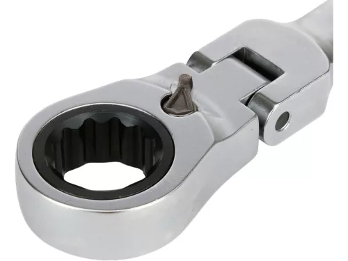YATO Rövid csuklós racsnis csillag-villáskulcs készlet 8–17 mm, 6 részes (YT-16977)