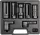 YATO Lambdaszonda és injektor dugókulcs készlet 22–29 mm, 7 részes (YT-1751)