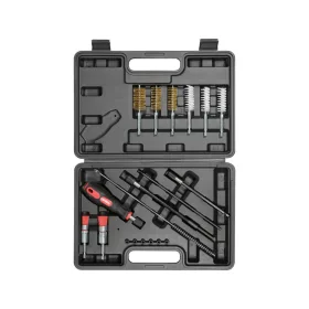  YATO BEFECSKENDEZŐSZELEP TISZTÍTÓ KÉSZLET 19 RÉSZES 1/4" INOX, MŰANYAG, RÉZ KEFÉK (YT-17623)