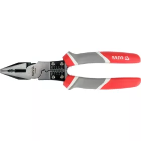   YATO Kombinált fogó blankoló és kábelvágó funkcióval, 220 mm, 1–6 mm² (YT-20050)