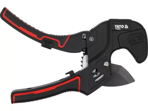 YATO Csővágó olló műanyag csövekhez 32–40 mm, Twin Cut, PTFE bevonatú pengével (YT-22296)