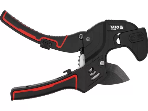 YATO Csővágó olló műanyag csövekhez 32–40 mm, Twin Cut, PTFE bevonatú pengével (YT-22296)