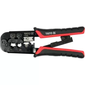  YATO Krimpelő fogó UTP hálózati (RJ45) és telefon (RJ11) csatlakozókhoz (YT-22442)