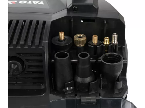 YATO AKKUMULÁTOROS KOMPRESSZOR 8 BAR 2 X 18 V (AKKU + TÖLTŐ NÉLKÜL) (YT-23242)