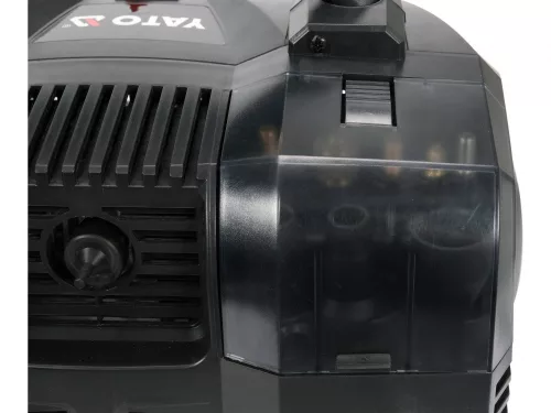 YATO AKKUMULÁTOROS KOMPRESSZOR 8 BAR 2 X 18 V (AKKU + TÖLTŐ NÉLKÜL) (YT-23242)