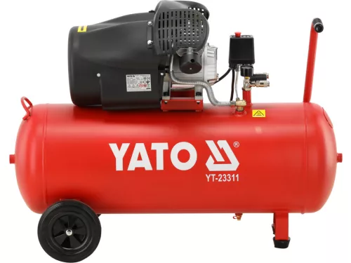 YATO Olajos kompresszor 2200 W (3 LE) 100 literes tartály,  220V (YT-23311)