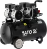 YATO Kompresszor 50 literes tartállyal, olajmentes csendes kivitel, 1,5 kW, 280 l/perc, 8 bar (YT-23345)