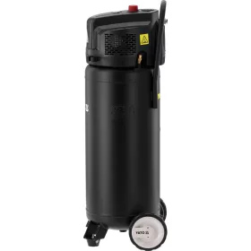   YATO Kompresszor 50 literes álló tartállyal, olajmentes rendszerrel, 1500 W, 220 l/perc, 10 bar (YT-23348)