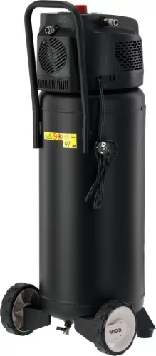 YATO Kompresszor 50 literes álló tartállyal, olajmentes rendszerrel, 1500 W, 220 l/perc, 10 bar (YT-23348)