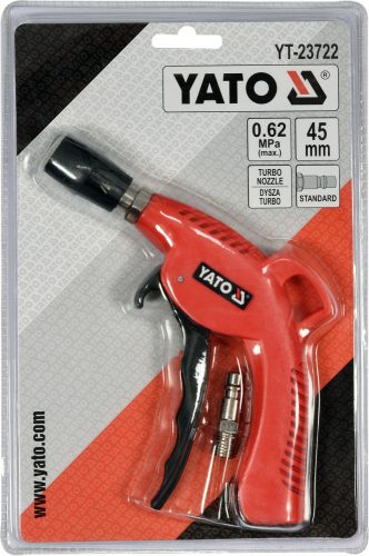 YATO Pneumatikus lefúvató pisztoly turbó 45mm (YT-23722)