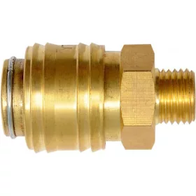   YATO Pneumatikus gyorscsatlakozó 1/4" ( 6,3 mm) sárgaréz (YT-24094)
