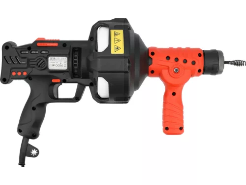 YATO Elektromos csőtisztító gép 7 m spirállal, 260 W, 19–50 mm csövekhez (YT-25050)