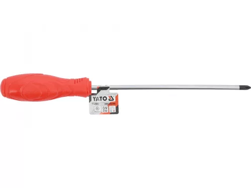 YATO PH csavarhúzó PH2 × 200 mm, mágneses CrV szárral (YT-25680)