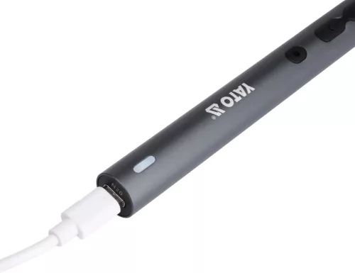 YATO Akkumulátoros precíziós csavarhúzó készlet elektronikai javításhoz, 3,7 V, 51 részes, S2 bitekkel (YT-25763)
