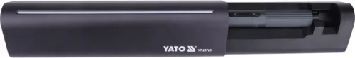YATO Csavarhúzó készlet precíziós elektronikai szereléshez, akkumulátoros 3,7 V, 21 részes, 20 db S2 bittel (YT-25765)