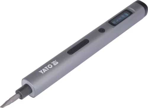 YATO Csavarhúzó készlet precíziós elektronikai szereléshez, akkumulátoros 3,7 V, 61 részes, 60 db S2 bittel (YT-25769)