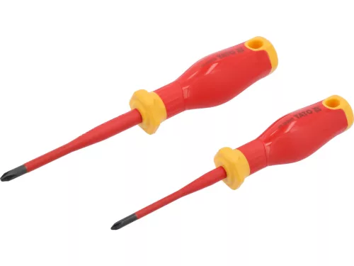 YATO Extra vékony szigetelt csavarhúzó készlet 3 db-os, 1000 Volt (YT-282680)