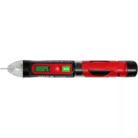   YATO FÁZISKERESŐ ÉRINTÉSMENTES MÉRÉS 12-1000 V SZIGETELT LCD KIJELZŐVEL (YT-28320)