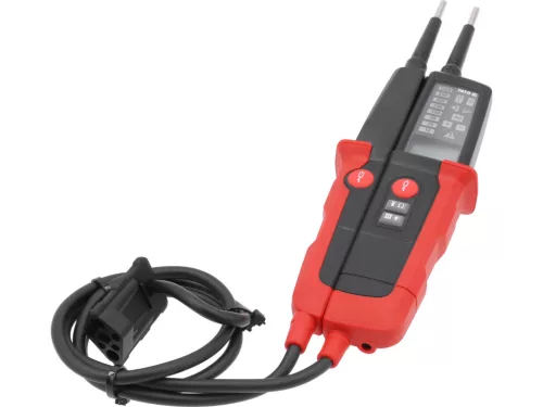 YATO Feszültségvizsgáló kétpólusú kivitelben, RCD-teszttel, 6–1000 V, CAT IV 600 V (YT-28330)