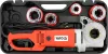 YATO Elektromos csőmenetvágó gép készlet acélcsőhöz, 1/2”–1-1/4”, 2230 W, 450 Nm (YT-29011)