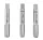 YATO Kézi menetfúró készlet HSS M2 acélból, M18 × 2,5, 3 részes (YT-2942)