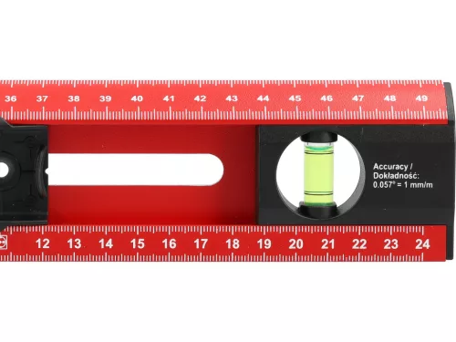 YATO VILLANYSZERELŐ ( jelölő sablonokkal ), vízszintező, vízmérték,  500 mm (YT-30329)