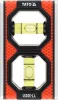 YATO Vízmérték mágneses, mini, 83 × 47 × 19 mm, 2 libellával (YT-30351)