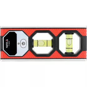   YATO Lézeres zsebvízmérték 20 m hatótávval, mágnessel, USB-C töltéssel (YT-30352)