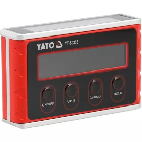   YATO Vízmérték digitális kijelzővel, mágneses talppal, 0–90°, ±0,1° (YT-30355)