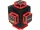 YATO 4D A+ Vonallézer 1/4", zöld, IP54, 520-530nm, 30m (2x4,0Ah/3,7V) + mini állvány   16 LÉZERVONAL (YT-30417)