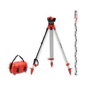   YATO Optikai geodéziai szintező tartozékokkal ( állvány + rúd ) 32x IP66 (YT-30551)