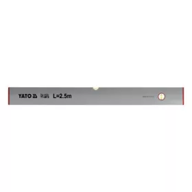 YATO Vízmérték 2,5m 2 bordás (YT-3073)
