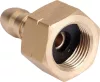YATO Gáztömlő csatlakozó propán-bután palackhoz, 3/8” balmenet, 9–10 mm-es tömlőhöz (YT-36802)